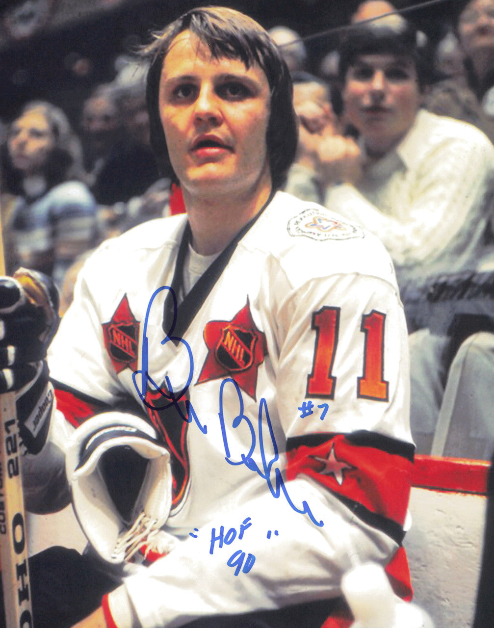 Bill Barber Autographed 8x10 Photo Philadelphia Flyers SKU #247389