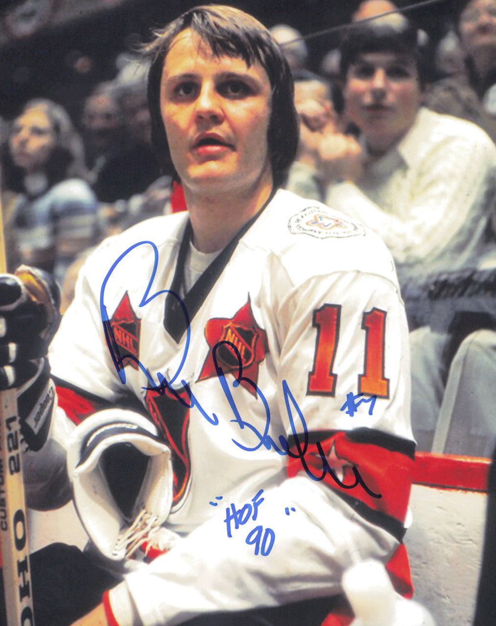 Bill Barber Autographed 8x10 Photo Philadelphia Flyers SKU #247390