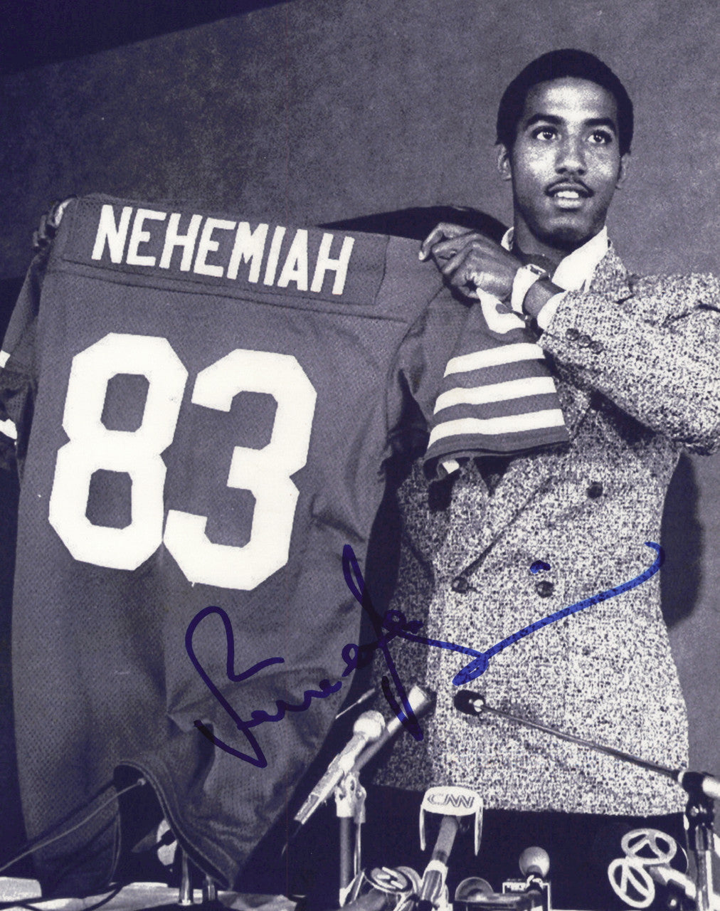 Renaldo Nehemiah Autographed 8x10 Photo San Francisco 49ers SKU #247496