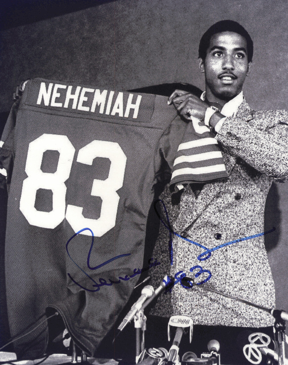 Renaldo Nehemiah Autographed 8x10 Photo San Francisco 49ers SKU #247497