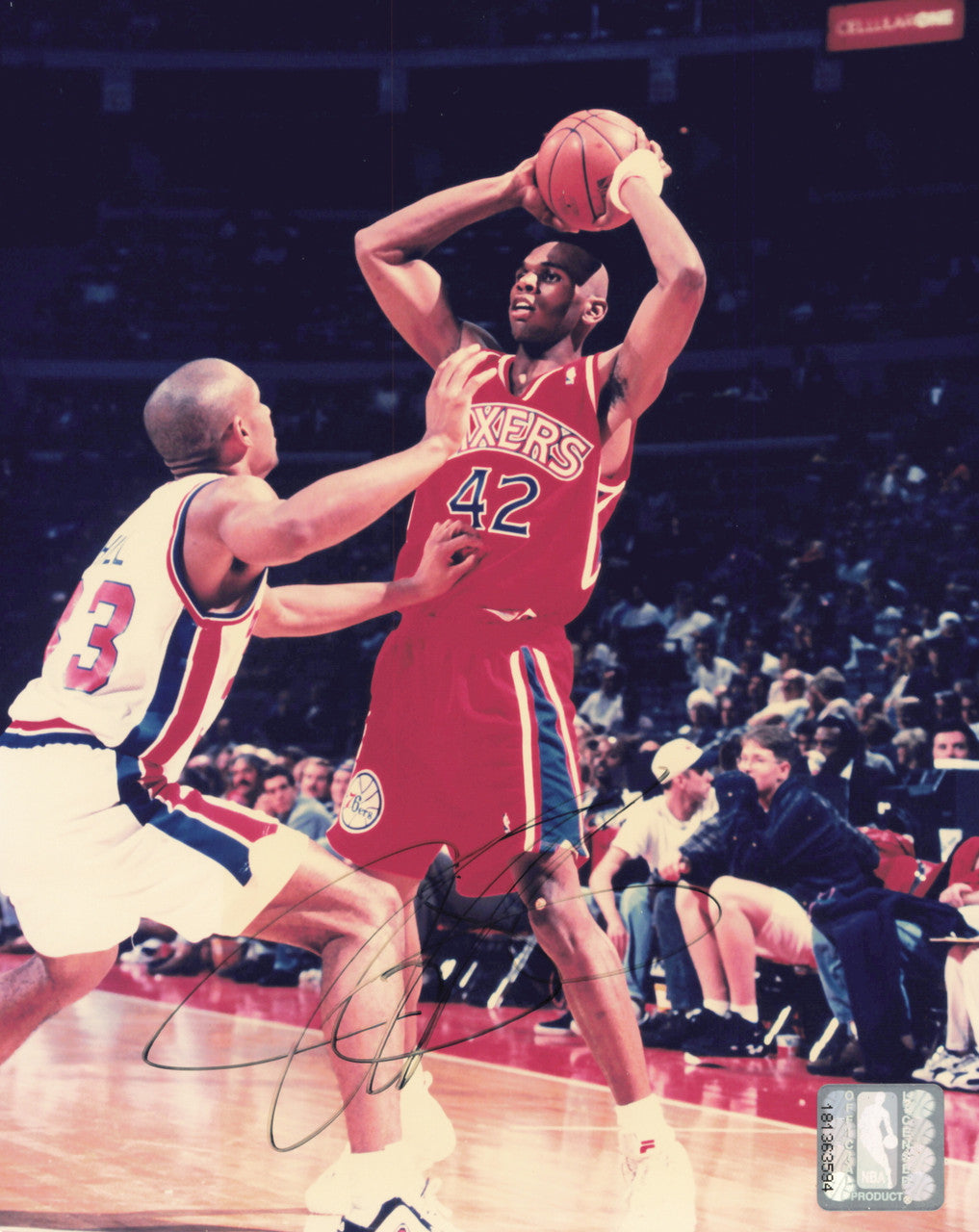 Jerry Stackhouse Autographed 8x10 Photo Philadelphia 76ers SKU #247502