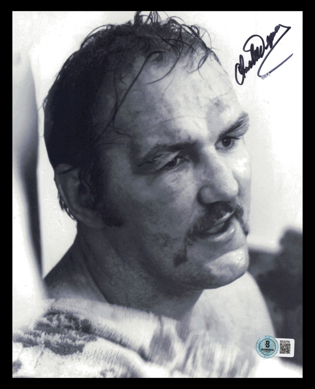 Chuck Wepner Autographed 8x10 Photo Beckett BAS QR #BS30780