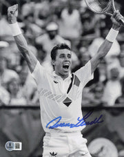 Ivan Lendl Autographed 8x10 Photo Beckett BAS QR #BS30805
