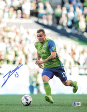 Jordan Morris Autographed 11x14 Photo Seattle Sounders Beckett BAS QR #BS31885