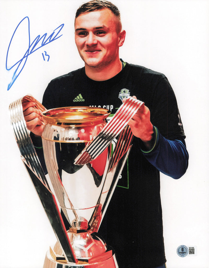 Jordan Morris Autographed 11x14 Photo Seattle Sounders (Smudged) Beckett BAS QR #BS31886