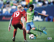 Nicolas Nico Lodeiro Autographed 11x14 Photo Seattle Sounders Beckett BAS QR #BS31893