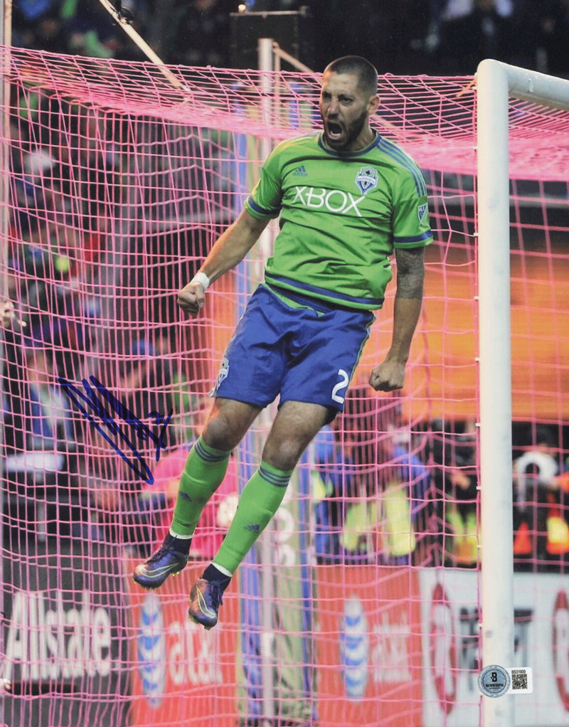 Clint Dempsey Autographed 11x14 Photo Seattle Sounders Beckett BAS QR #BS31909