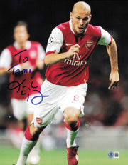 Freddie Ljungberg Autographed 11x14 Photo Arsenal "To Tami" Beckett BAS QR #BS31927