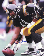 Dermontti Dawson Autographed 11x14 Photo Pittsburgh Steelers Beckett BAS QR #BS30528