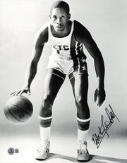 Nate Tiny Archibald Autographed 11x14 Photo New Jersey Nets Beckett BAS QR #SB30688
