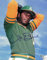 Vida Blue Autographed 11x14 Photo Oakland A's Beckett BAS QR #SB30639
