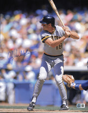 Andy Van Slyke Autographed 11x14 Photo Pittsburgh Pirates Beckett BAS QR #SB30652