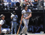 Andy Van Slyke Autographed 11x14 Photo Pittsburgh Pirates Beckett BAS QR #SB30653