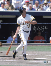 Andy Van Slyke Autographed 11x14 Photo Pittsburgh Pirates Beckett BAS QR #SB30654