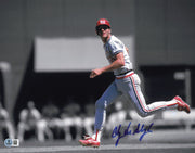 Andy Van Slyke Autographed 11x14 Photo St. Louis Cardinals Beckett BAS QR #SB30656