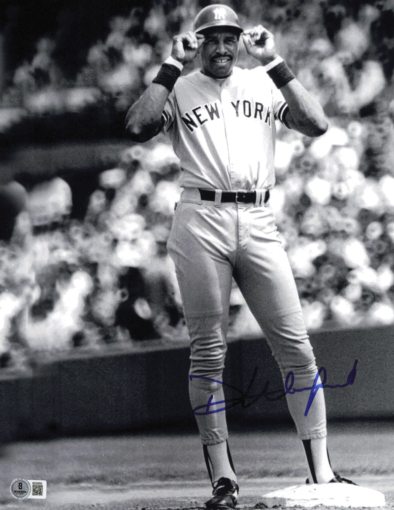 Dave Winfield Autographed 11x14 Photo New York Yankees Beckett BAS QR #SB30659