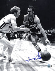 Lenny Wilkens Autographed 11x14 Photo Seattle Supersonics Beckett BAS QR #SB30697
