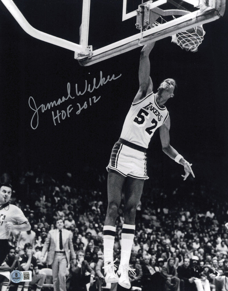 Jamaal Wilkes Autographed 11x14 Photo Los Angeles Lakers "HOF 2012" Beckett BAS QR #SB30705