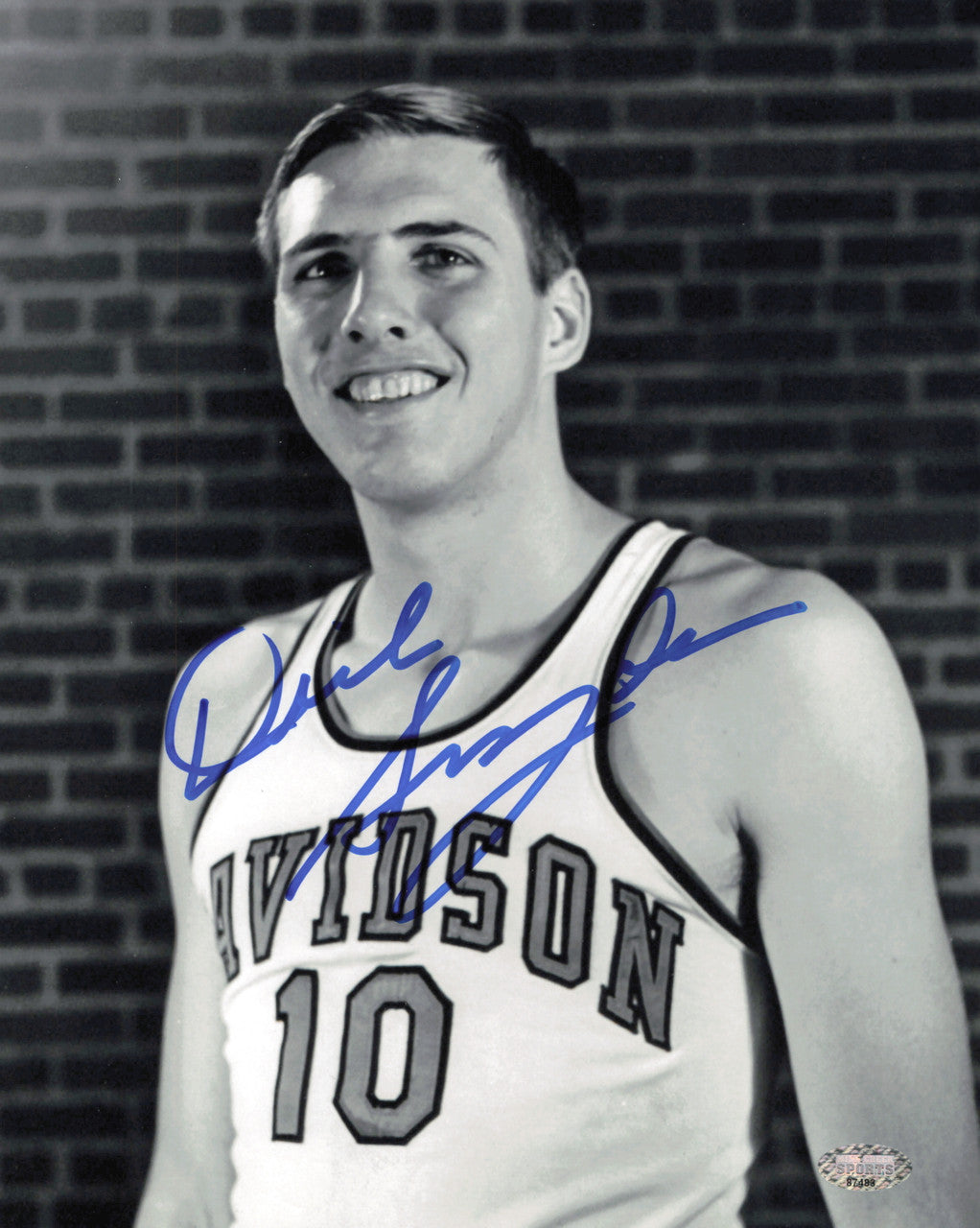 Dick Snyder Autographed 8x10 Photo Davidson MCS Holo #87483