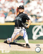 Kazuhiro Sasaki Autographed 8x10 Photo Seattle Mariners MCS Holo #87557