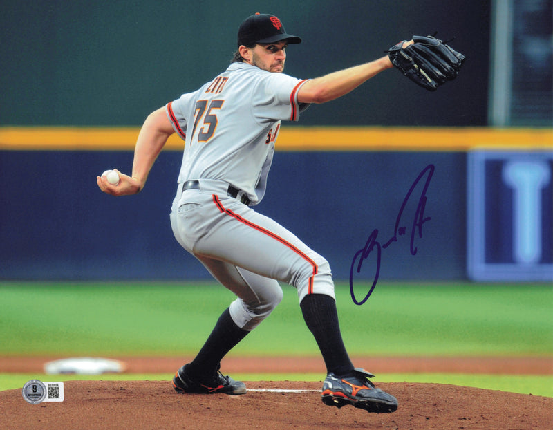 Barry Zito Autographed 11x14 Photo San Francisco Giants Beckett BAS QR #BS30034