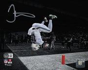 Tyreek Hill Autographed 8x10 Photo Miami Dolphins Backflip Selfie (Smudged) Beckett BAS Witness #1W106249