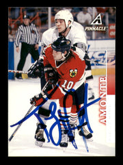 Tony Amonte Autographed 1997-98 Pinnacle Card #148 Chicago Blackhawks SKU #248074
