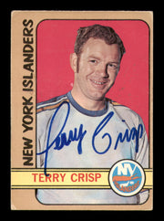 Terry Crisp Autographed 1972-73 O Pee Chee Card #88 New York Islanders SKU #248086
