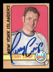 Terry Crisp Autographed 1972-73 O Pee Chee Card #88 New York Islanders SKU #248087