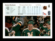 Gaetan Duchesne Autographed 1990-91 Upper Deck Card #108 Minnesota North Stars SKU #248092