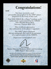 Mike Hough Autographed 1996 Upper Deck Be A Player Card #122 Florida Panthers SKU #248116