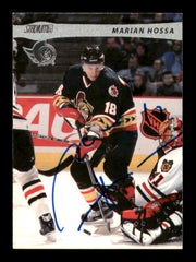 Marian Hossa Autographed 2001-02 Stadium Club Card #15 Ottawa Senators SKU #248117