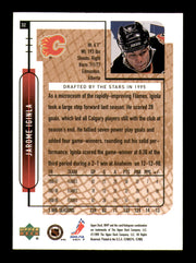Jarome Iginla Autographed 1999-00 Upper Deck MVP Card #32 Calgary Flames SKU #248119
