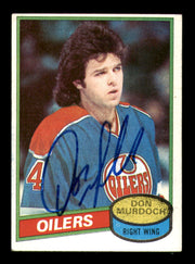 Don Murdoch Autographed 1980-81 Topps Card #203 New York Rangers SKU #248138