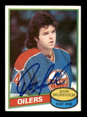 Don Murdoch Autographed 1980-81 Topps Card #203 New York Rangers SKU #248140