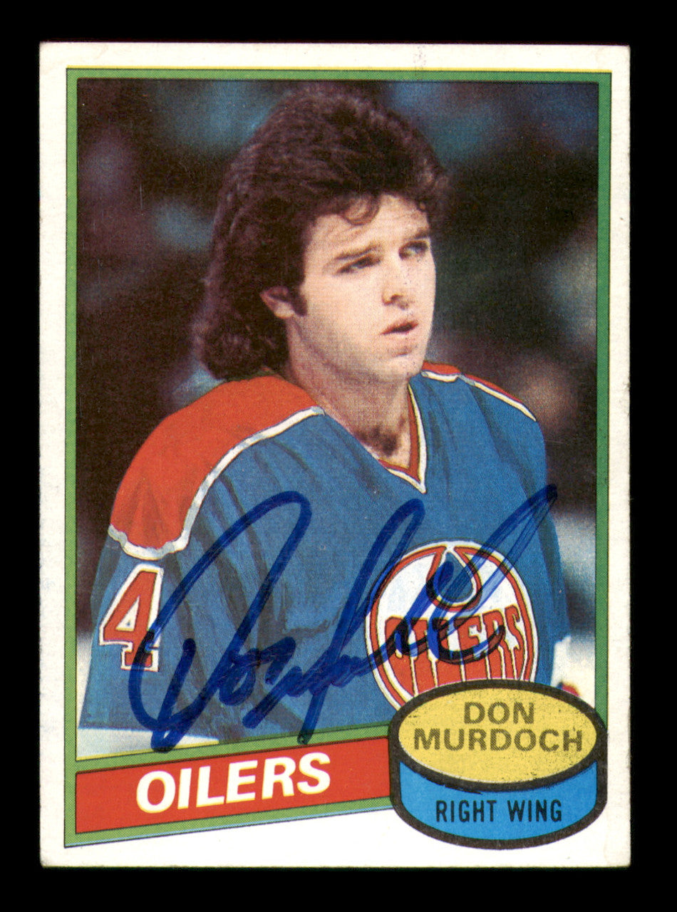Don Murdoch Autographed 1980-81 Topps Card #203 New York Rangers SKU #248140