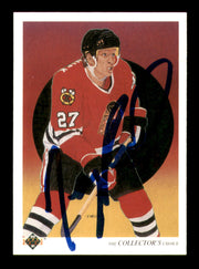 Jeremy Roenick Autographed 1990-91 Upper Deck Card #316 Chicago Blackhawks SKU #248159