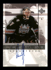 Olaf Kolzig Autographed 2001-02 Premier Collection Signatures Card #OK Washington Capitals SKU #248180