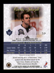 Curtis Joseph Autographed 1998-99 Topps Gold Label Card #39 Toronto Maple Leafs SKU #248183