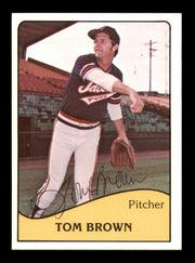 Tom Brown Autographed 1979 TCMA Rookie Card #2 Tacoma Tugs SKU #248189