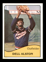 Dell Alston Autographed 1979 TCMA Rookie Card #19 Tacoma Tugs SKU #248191