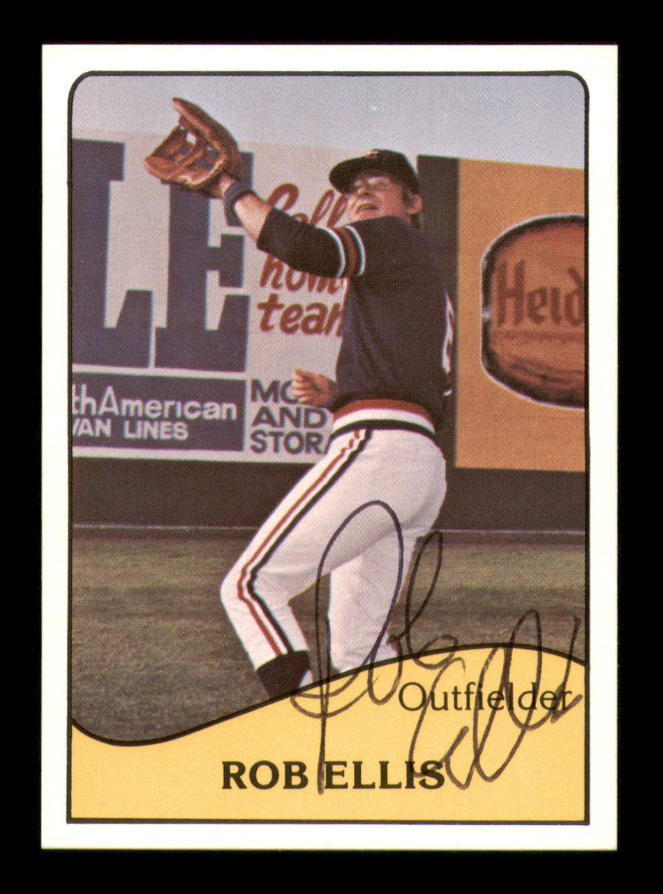 Rob Ellis Autographed 1979 TCMA Rookie Card #23 Tacoma Tugs SKU #248192