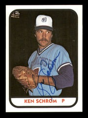 Ken Schrom Autographed 1981 TCMA Rookie Card #21 Syracuse Chiefs SKU #248201