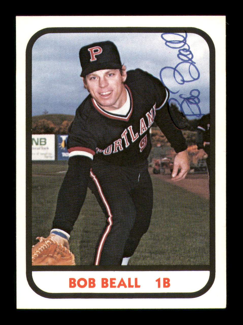 Bob Beall Autographed 1981 TCMA Card #7 Portland Beavers SKU #248207