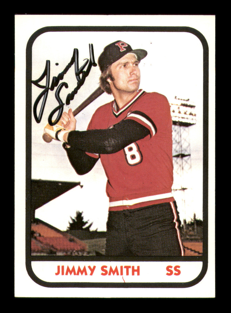 Jimmy Smith Autographed 1981 TCMA Rookie Card #22 Portland Beavers SKU #248213