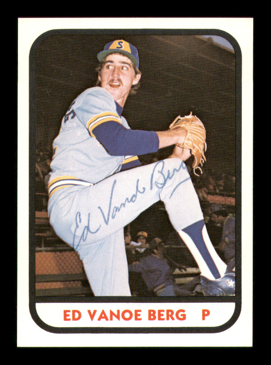 Ed Vande Berg Autographed 1981 TCMA Rookie Card #15 Spokane Indians SKU #248217