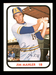 Jim Maler Autographed 1981 TCMA Rookie Card #22 Spokane Indians SKU #248222