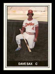 Dave Sax Autographed 1982 TCMA Rookie Card #13 Albuquerque Dukes SKU #248227