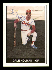 Dale Holman Autographed 1982 TCMA Rookie Card #20 Albuquerque Dukes SKU #248233