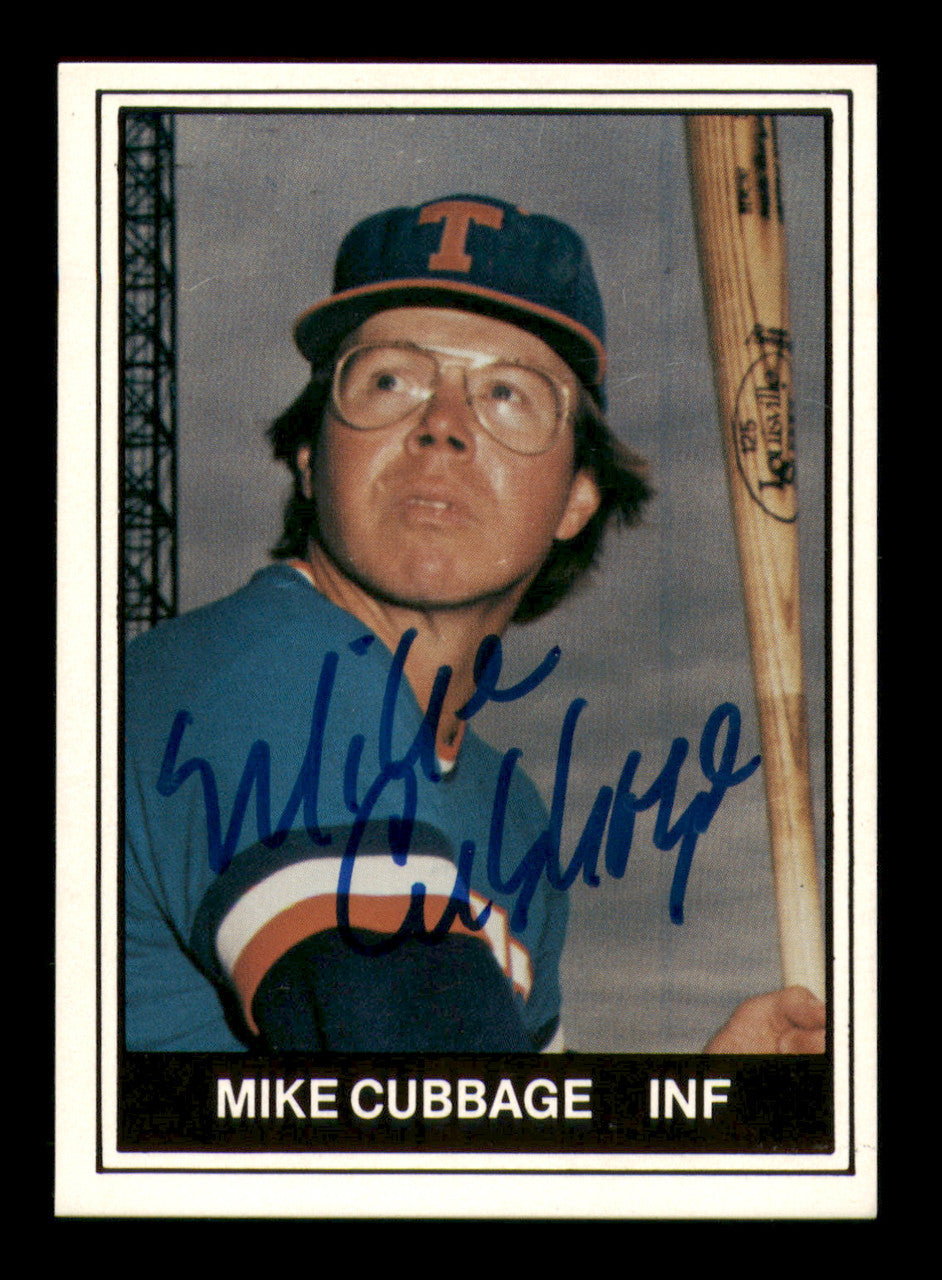 Mike Cubbage Autographed 1982 TCMA Card #26 Tidewater Tides SKU #248243